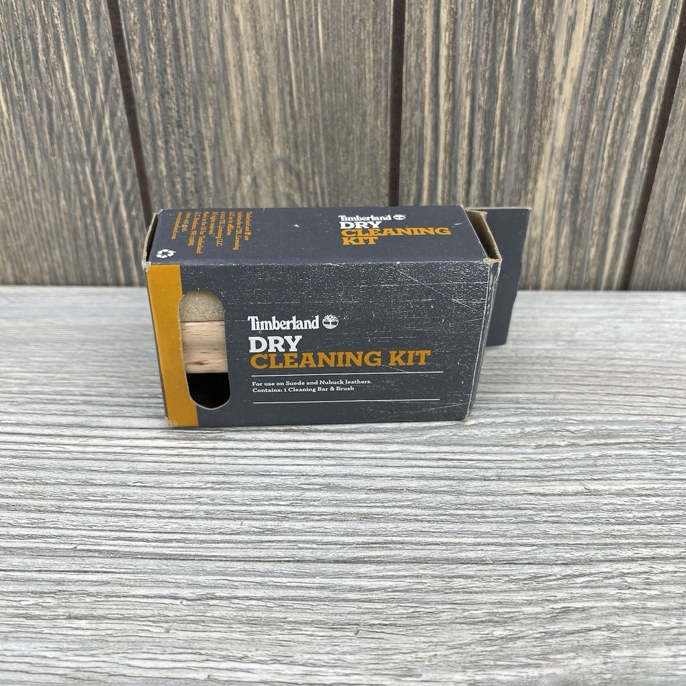 Timberland Dry Cleaning Kit Suede Nubuck Leather Boots Shoes Cleaner Bar Brush